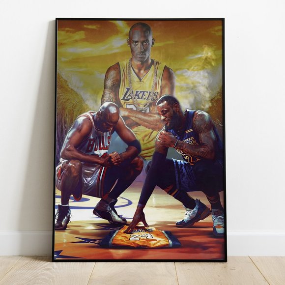 JORDAN KOBE LEBRON Poster - Frame Not Included - Picture 1 of 1
